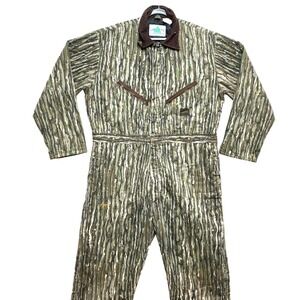 Liberty Overalls Jumpsuit Mens XL Regular Camo Realtree Camo Bib Workwear